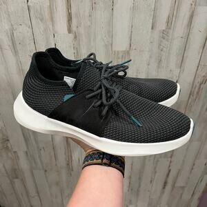 Vessi *FLAW* Gray Everyday Classic Lace Up Sneakers Comfort Womens 9